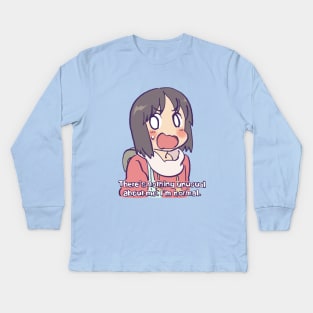 robot girl nano says that she is totally normal funny nichijou Kids Long Sleeve T-Shirt